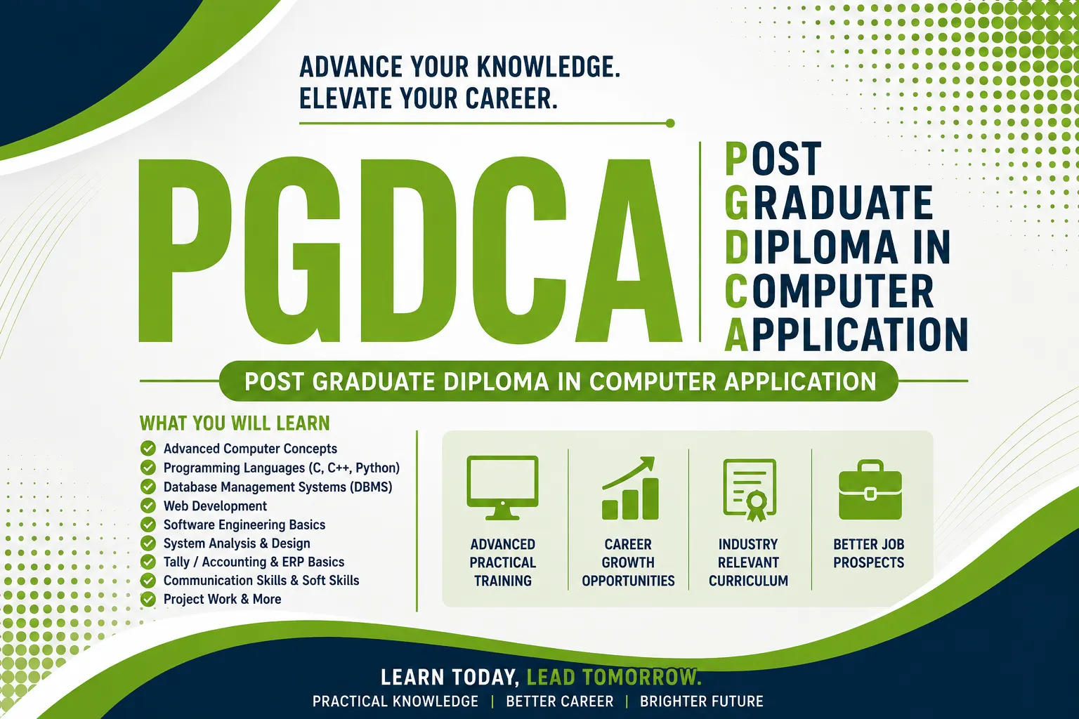Post Graduate Diploma in Computer Applications
